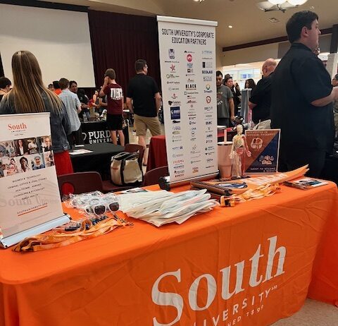 Austin Visits College Fairs